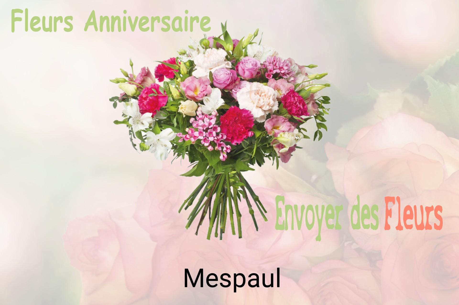 Bouquet de fleurs d’anniversaire livré à Mespaul